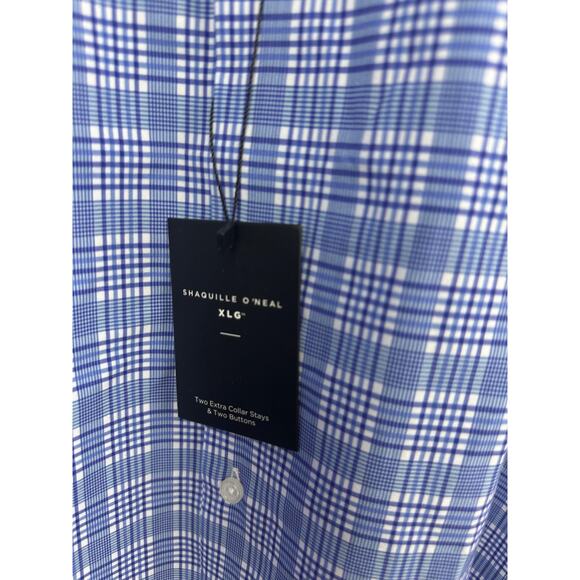 NWT Shaquille O'Neal XLG Big Fit Cooling Dress Shirt 20 34/35 4XL - Picture 7 of 9